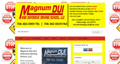 Desktop Screenshot of drivingwithmagnum.com