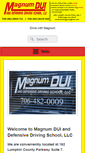 Mobile Screenshot of drivingwithmagnum.com
